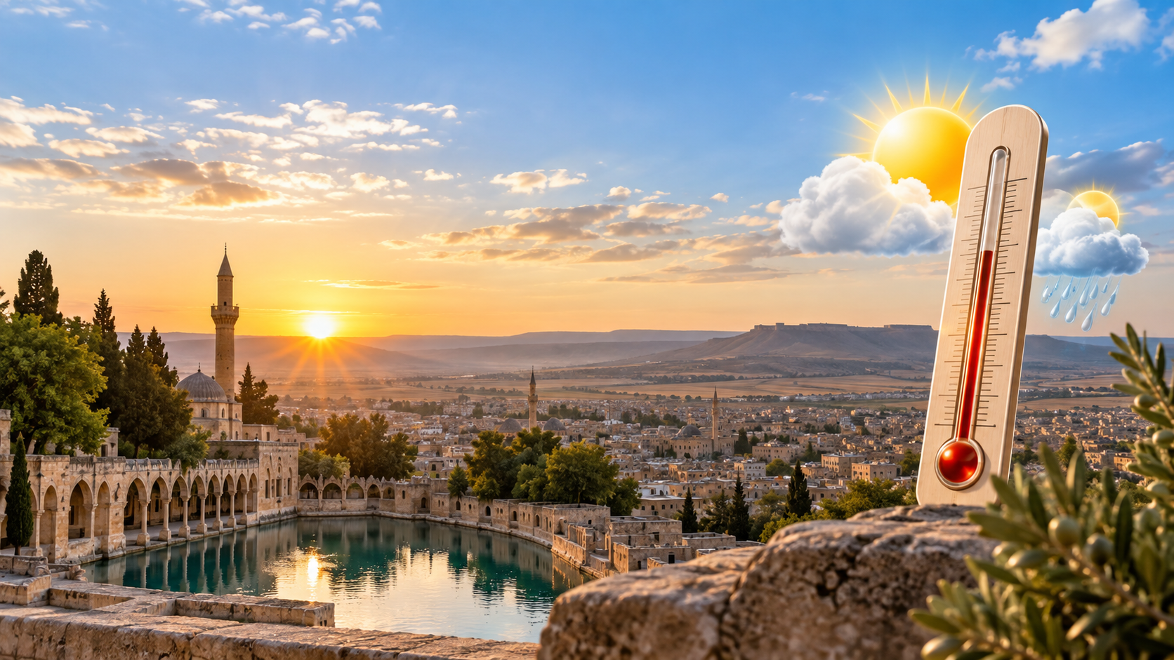 Şanlıurfa’da Bugün Hava Durumu: Merkezde 24 Saatlik Tahmin