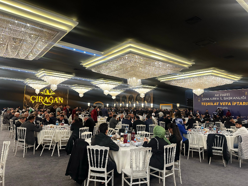 AK Parti Şanlıurfa Teşkilatı’ndan “Vefa İftarı”