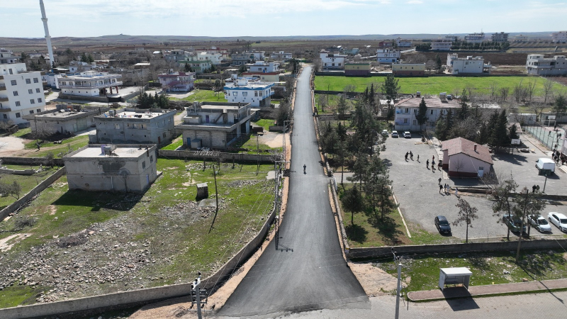 HALFETİ–BOZOVA GRUP YOLUNDAKİ ASFALT ÇALIŞMALARINDA SONA GELİNDİ