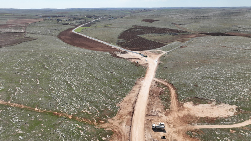 HALFETİ–BOZOVA GRUP YOLUNDAKİ ASFALT ÇALIŞMALARINDA SONA GELİNDİ