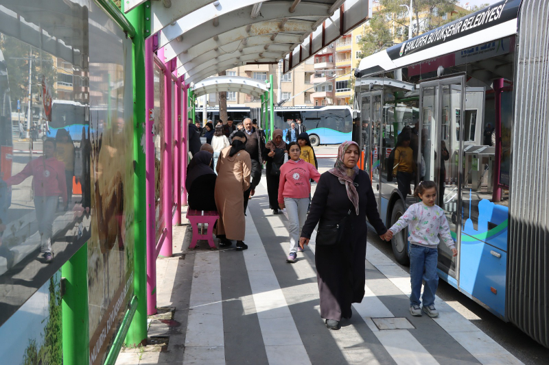 ŞANLIURFA’DA BAYRAM BOYUNCA TOPLU TAŞIMA ÜCRETSİZ