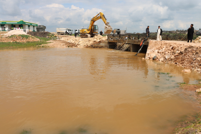 BÜYÜKŞEHİR, VİRANŞEHİR KIRSALINDA SEL HASARINI ONARIYOR