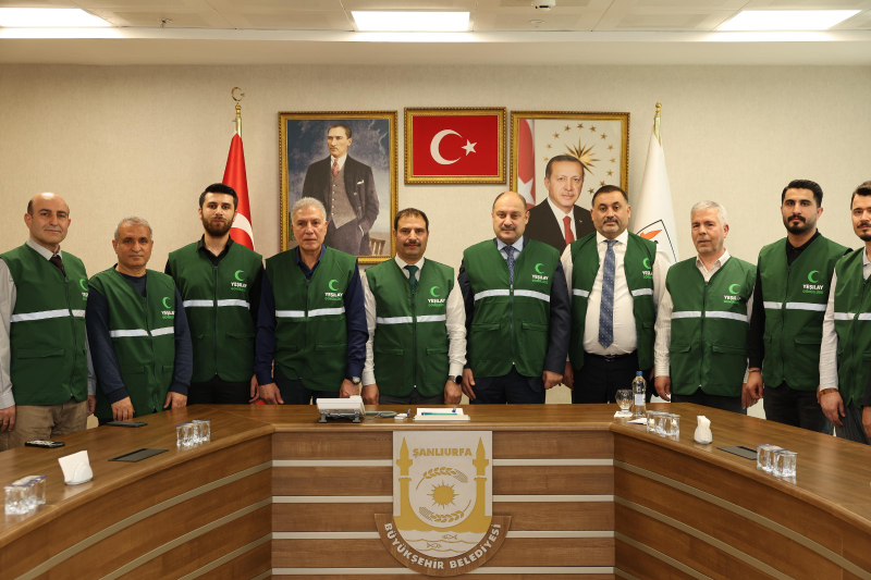 ŞANLIURFA BÜYÜKŞEHİR BELEDİYESİ İLE YEŞİLAY ARASINDA İŞ BİRLİĞİ PROTOKOLÜ