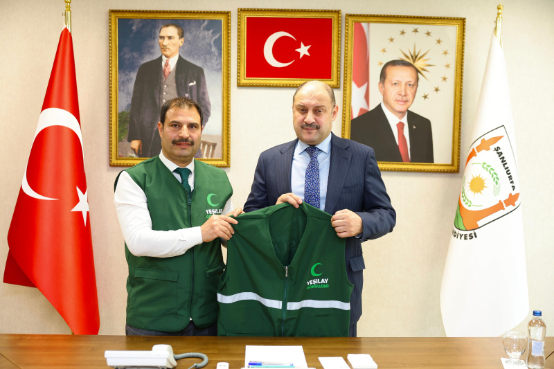 ŞANLIURFA BÜYÜKŞEHİR BELEDİYESİ İLE YEŞİLAY ARASINDA İŞ BİRLİĞİ PROTOKOLÜ