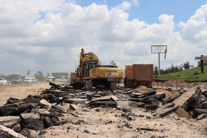 EVREN SANAYİ SİTESİ’NDE KATLI KÖPRÜLÜ KAVŞAK PROJESİ HIZLA İLERLİYOR