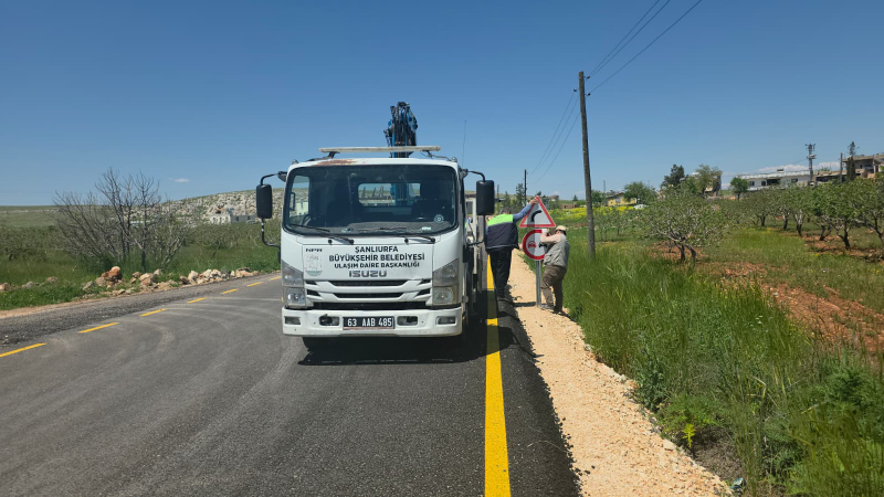 ŞANLIURFA KIRSALINDA ULAŞIM GÜVENLİĞİ ARTIYOR