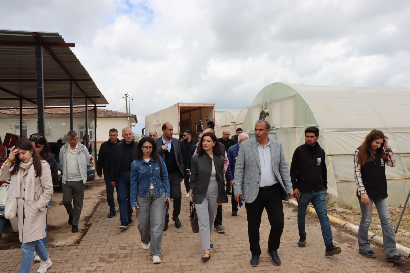 TBB HEYETİ, ŞANLIURFA BÜYÜKŞEHİR BELEDİYESİ’NİN TARIMSAL ÜRETİMİNİ İNCELEDİ