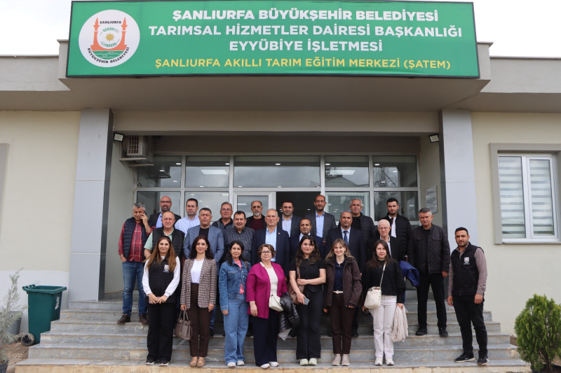 TBB HEYETİ, ŞANLIURFA BÜYÜKŞEHİR BELEDİYESİ’NİN TARIMSAL ÜRETİMİNİ İNCELEDİ