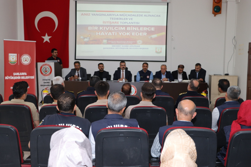 ŞANLIURFA BÜYÜKŞEHİR BELEDİYESİ ANIZ YANGINLARINA KARŞI TEYAKKUZDA