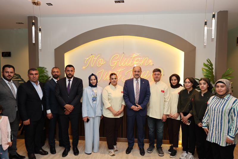 ŞANLIURFA’DA KARABUĞDAY GLUTENSİZ KAFE HİZMETE AÇILDI