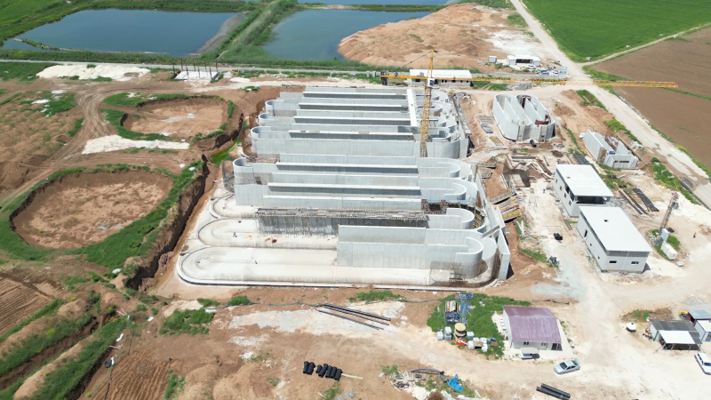 SURUÇ’A ÇEVRE NEFESİ OLACAK DEV TESİSTE ÇALIŞMALAR HIZLA İLERLİYOR