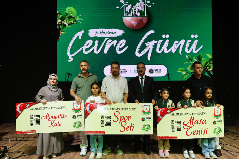 ŞANLIURFA’DA MİNİKLERE ÇEVRE BİLİNCİ AŞILANDI