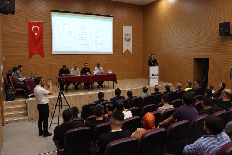 ŞANLIURFA BÜYÜKŞEHİR BELEDİYESİ'NDE 12 İŞÇİ İÇİN KURA ÇEKİMİ YAPILDI