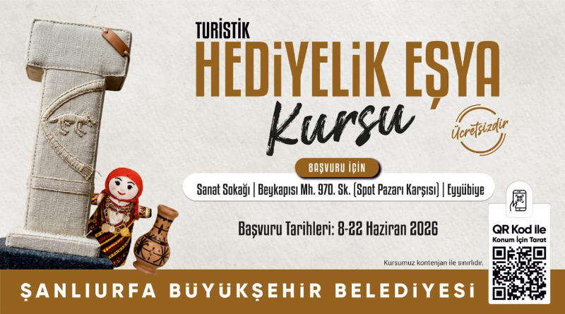 ŞANLIURFA BÜYÜKŞEHİR BELEDİYESİ KÜLTÜR KURSLARI İÇİN BAŞVURULAR BAŞLADI