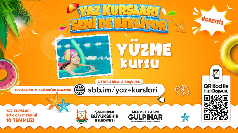 BÜYÜKŞEHİR’DEN ÇOCUKLAR VE GENÇLERE ÜCRETSİZ YAZ KURSU MÜJDESİ