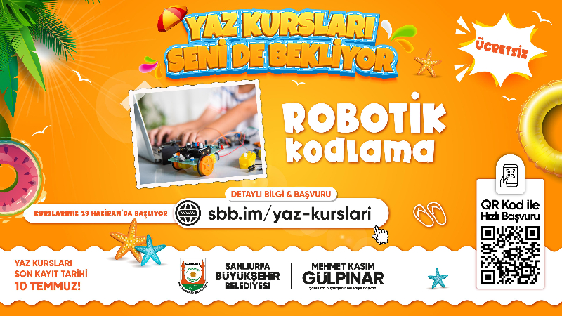 BÜYÜKŞEHİR’DEN ÇOCUKLAR VE GENÇLERE ÜCRETSİZ YAZ KURSU MÜJDESİ