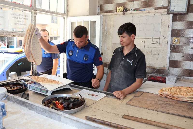 HALİLİYE ZABITASI'NDAN PİDE VE LAHMACUN FIRINLARINA SIKI DENETİM