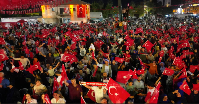 BAŞKAN GÜLPINAR: "15 TEMMUZ RUHU DAİM OLSUN, İRADE BİZİM ZAFER BİZİM"