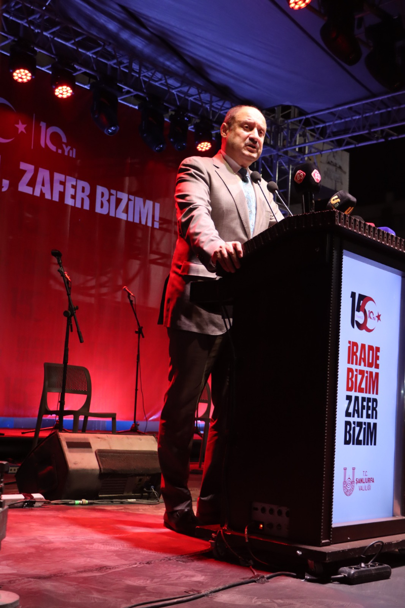 BAŞKAN GÜLPINAR: "15 TEMMUZ RUHU DAİM OLSUN, İRADE BİZİM ZAFER BİZİM"