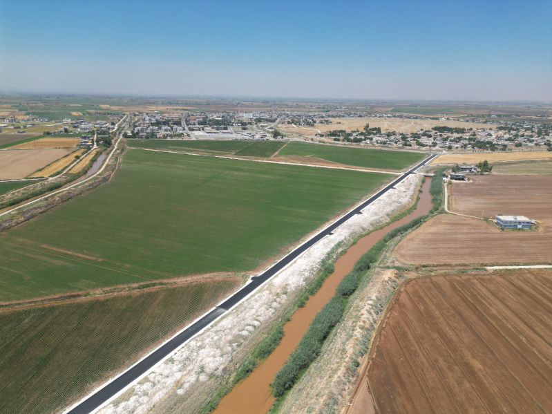 HARRAN İLE AKÇAKALE’Yİ BİRBİRİNE BAĞLAYAN 17 KİLOMETRELİK GRUP YOLU TAMAMLANDI
