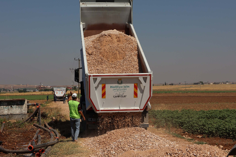 HALİLİYE BELEDİYESİ'NDEN KIRSAL MAHALLELERE ULAŞIM ATAĞI
