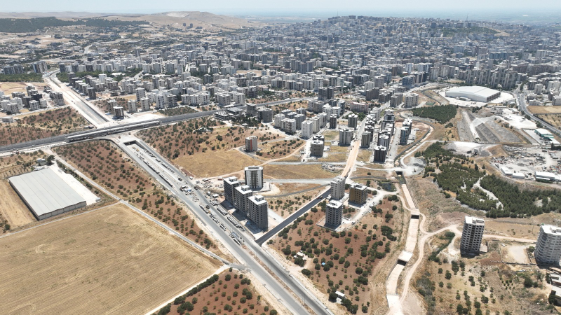 BÜYÜKŞEHİR'DEN KARAKÖPRÜ TRAFİĞİNİ RAHATLATACAK YENİ YOL