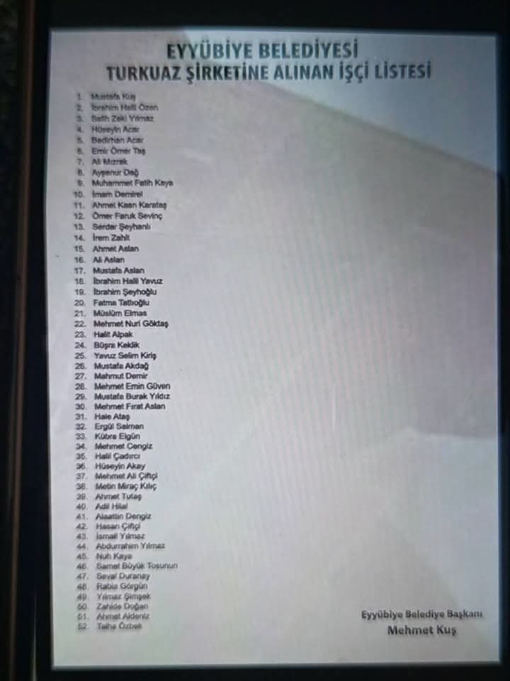 Eyyübiye Belediyesi’nde “Sessiz Sedasız İşe Alım” İddiası Sosyal Medyayı Salladı!