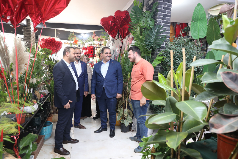 BAŞKAN CANPOLAT’TAN TEŞKİLAT BULUŞMASI VE ESNAF ZİYARETİ