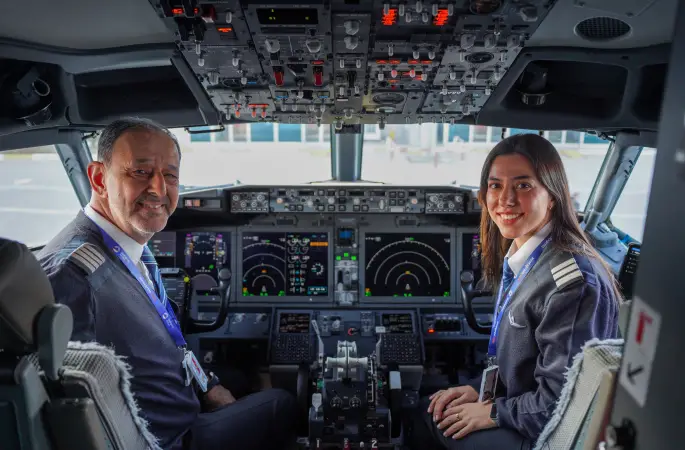 42 Yıllık Kaptan Pilotun Duygulandıran Vedası: Son Uçuşunu Kızıyla Şanlıurfa’dan Yaptı