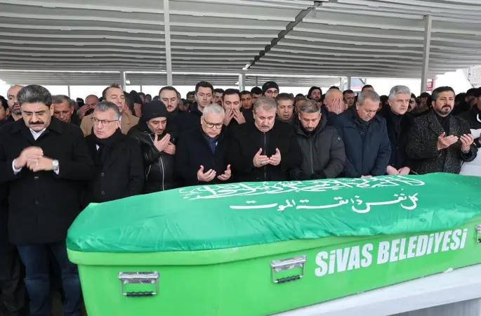 BBP Sivas İl Başkanı Ahmet Polat son yolculuğuna uğurlandı