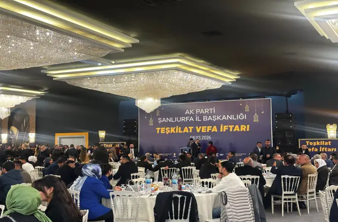 AK Parti Şanlıurfa Teşkilatı’ndan “Vefa İftarı”