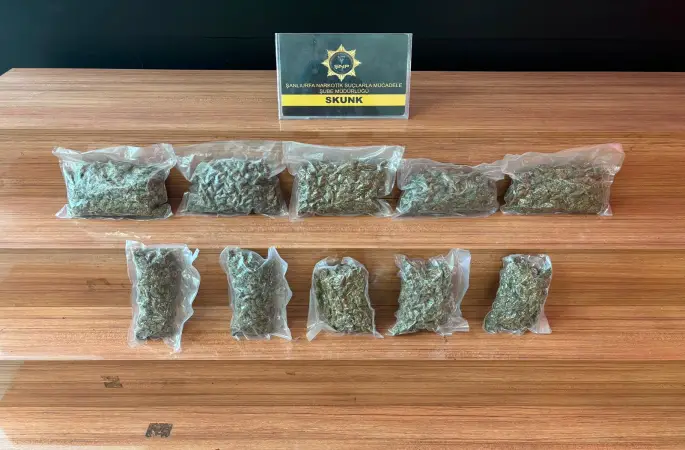 Emniyetten Narkotik Operasyonu: 2 Kilo 600 Gram Skunk Ele Geçirildi