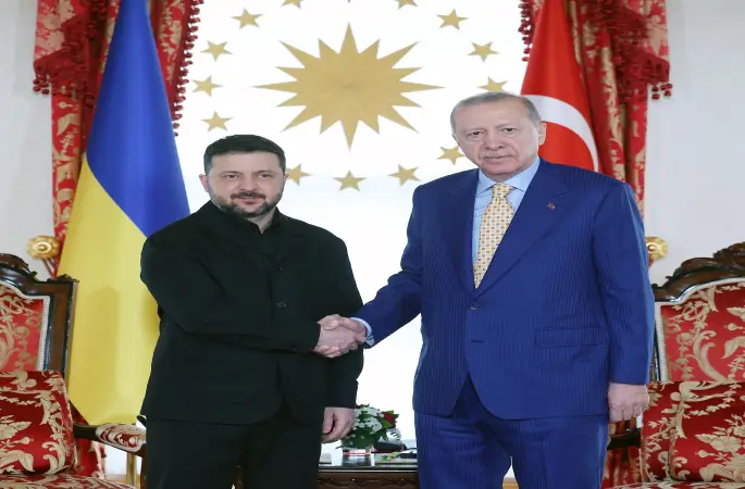 Erdoğan ile Zelenski Dolmabahçe’de Görüştü