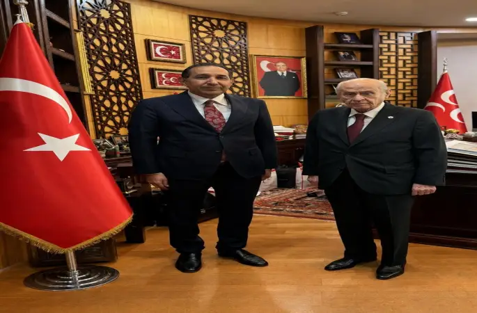 Haziran ayı başında Milliyetçi Hareket Partisi (MHP) Şanlıurfa İl Başkanlığı görevinden alınan Mahmut Güneş, MHP Genel Başkanı Devlet Bahçeli'yi genel merkezdeki makamında ziyaret etti.
