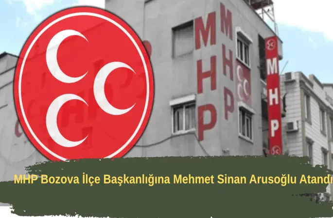 MHP Bozova İlçe Başkanlığına Mehmet Sinan Arusoğlu Atandı