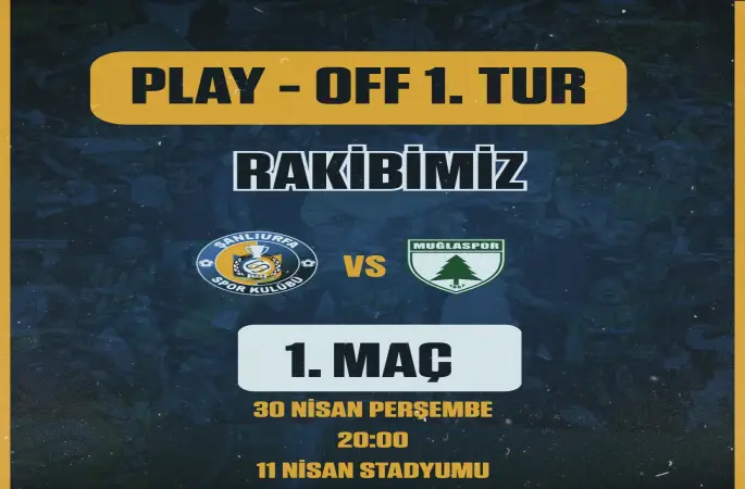 Play-off heyecanı başlıyor, rakip belli oldu.