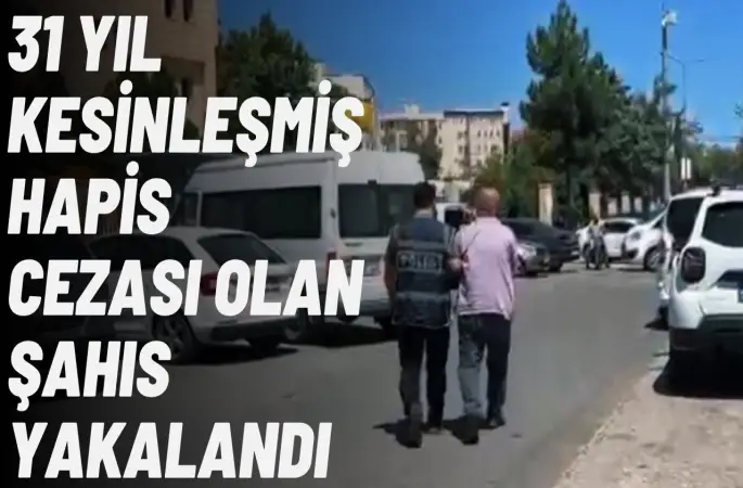 Şanlıurfa Emniyeti’nden "Aranan Şahıs" Operasyonu: 31 Yıl Kesinleşmiş Hapis Cezası Olan Şahıs Yakalandı