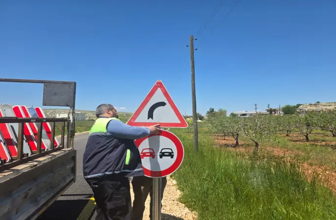 ŞANLIURFA KIRSALINDA ULAŞIM GÜVENLİĞİ ARTIYOR