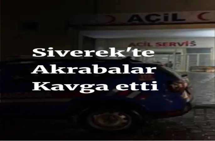 Siverek'te Akrabalar arasında kavga
