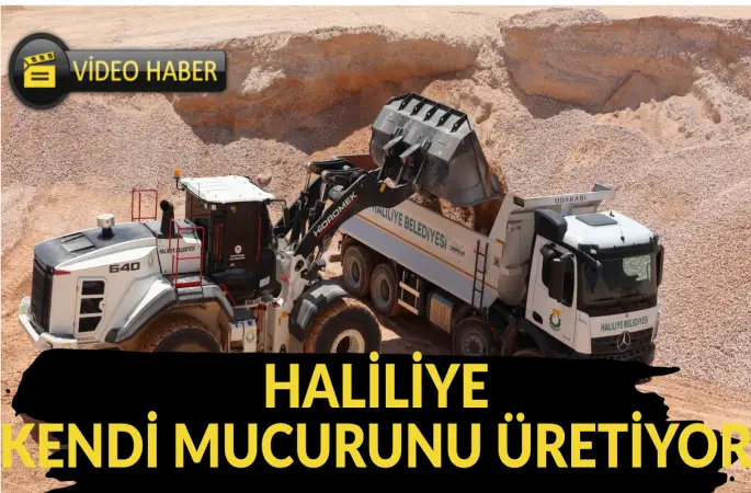 "ÜRETEN BELEDİYE" VİZYONU HALİLİYE'DE HAYAT BULUYOR