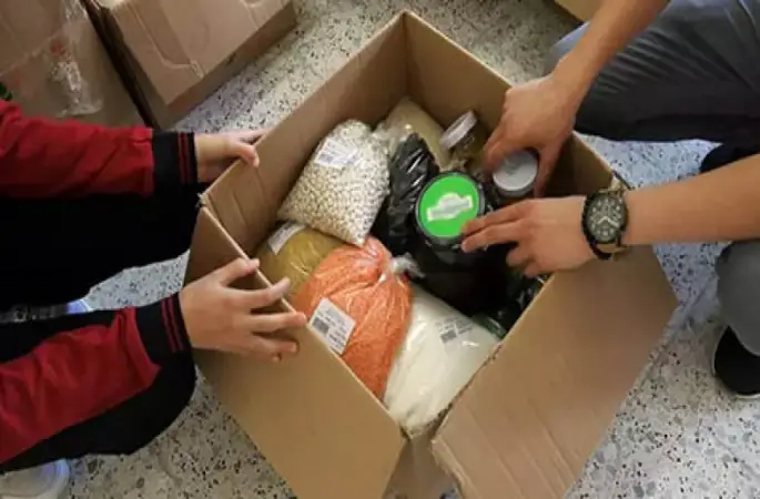 Viranşehir’de 150 Aileye Gıda Kolisi Desteği