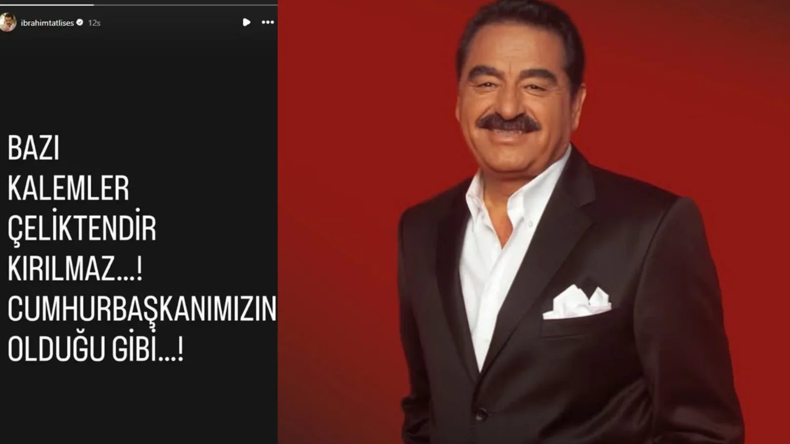 İbrahim Tatlıses'ten Cumhurbaşkanı Erdoğan'a Dikkat Çeken Destek Mesajı - 1