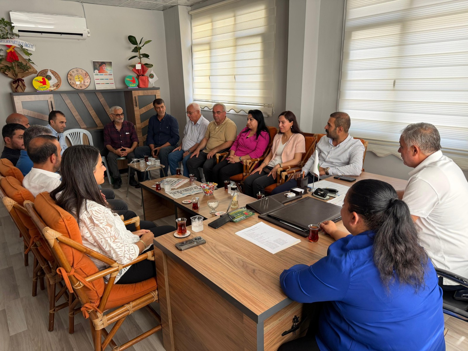 DEM Parti’den DBP Şanlıurfa İl Örgütü’ne Ziyaret: “Mücadelemize Güç Katacak” - 2