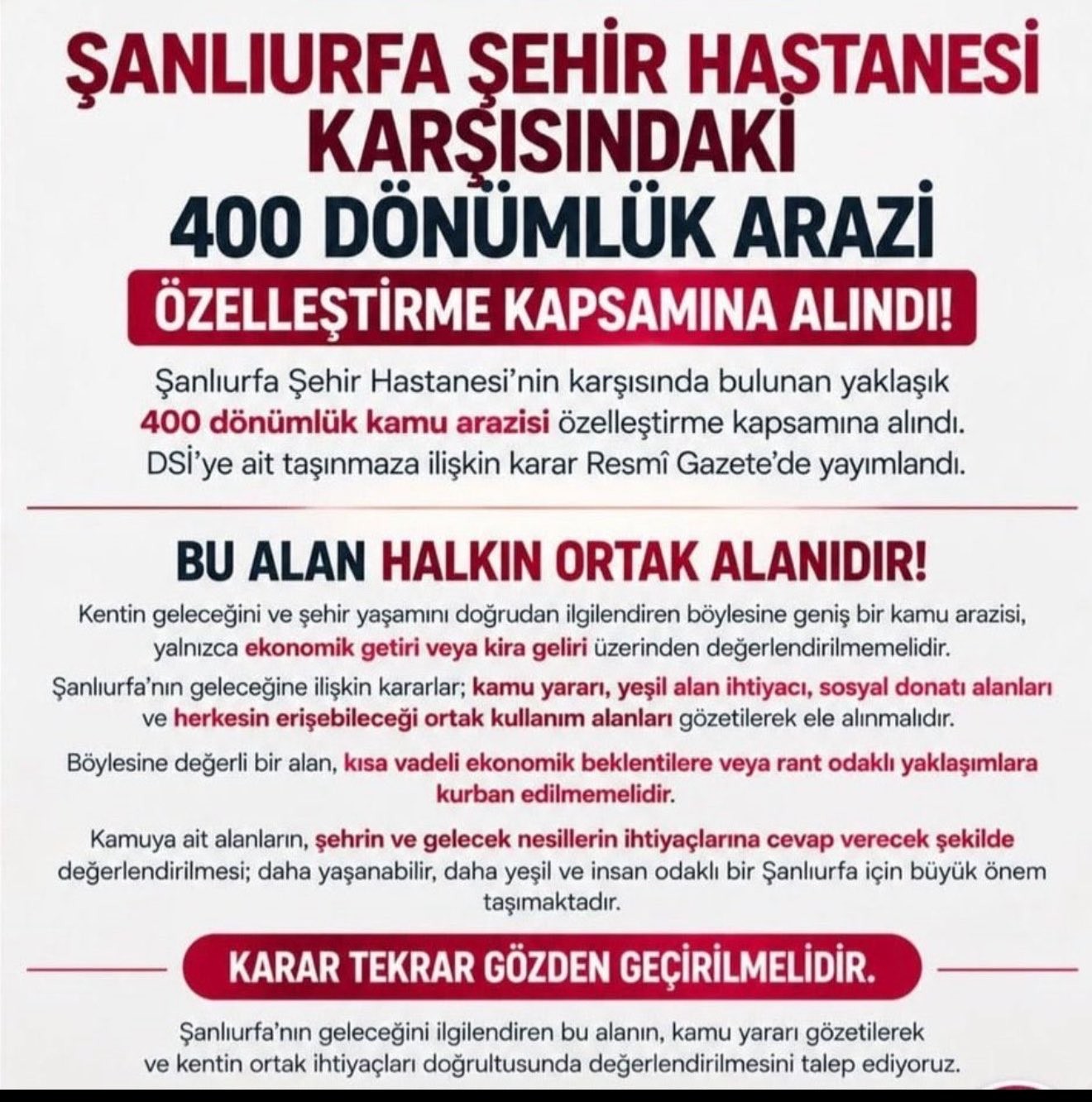 Avukat Ethem Kaya'dan Sert Tepki: "Şanlıurfa’nın Arazileri Rantın Değil, Halkın Malıdır!" - 1