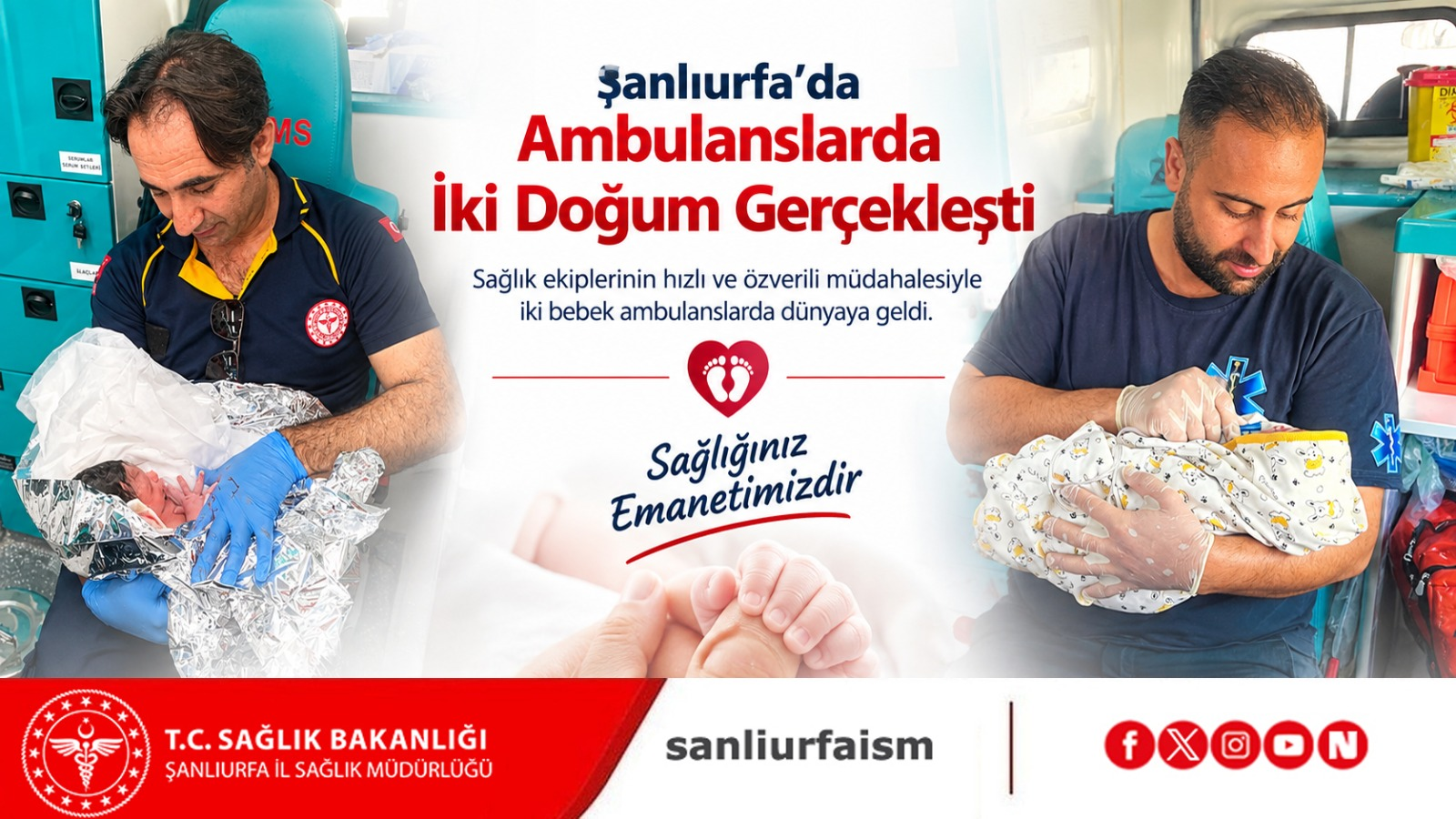 Şanlıurfa’da İki Bebek Ambulans İçinde Dünyaya Geldi - 3