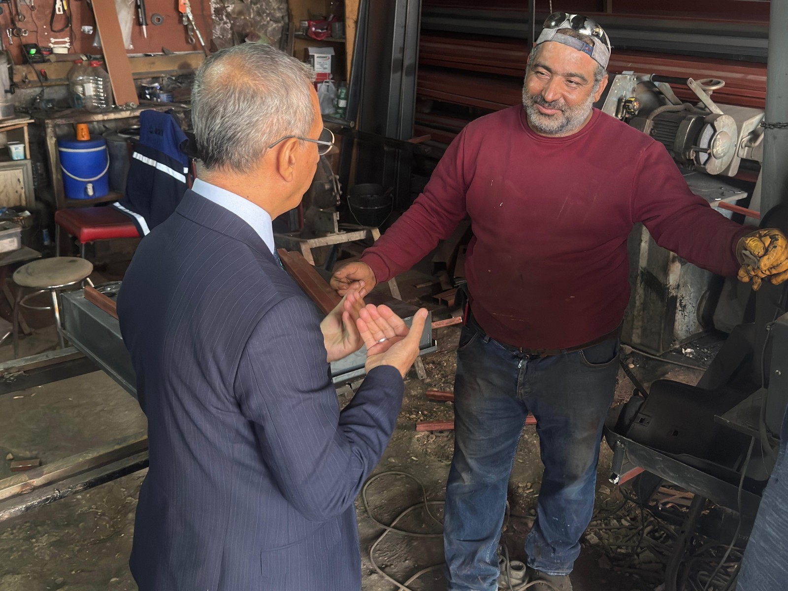 Abdurrahman Dusak Tufanbeyli’de esnafla buluştu - 6