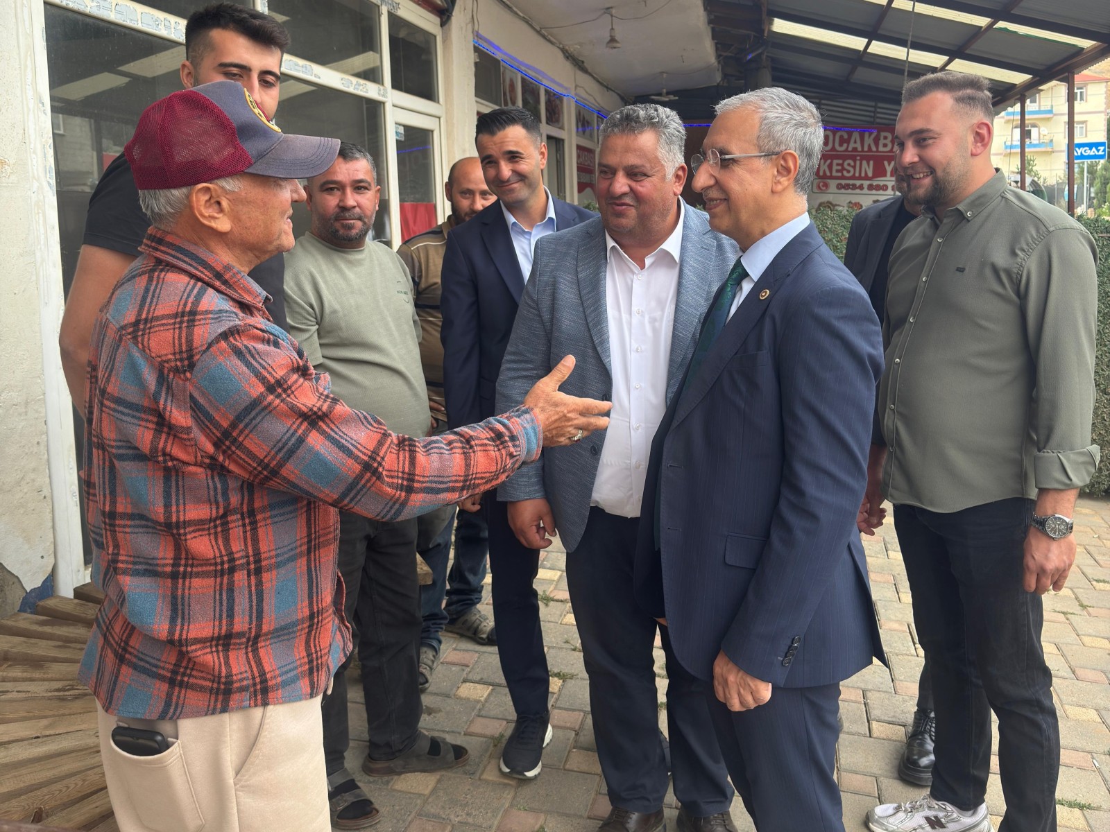 Abdurrahman Dusak Tufanbeyli’de esnafla buluştu - 7