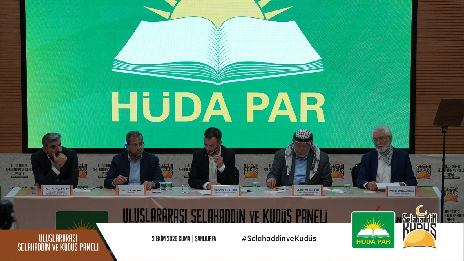 Şanlıurfa’da Uluslararası Selahaddin ve Kudüs Paneli Düzenlendi! - 1