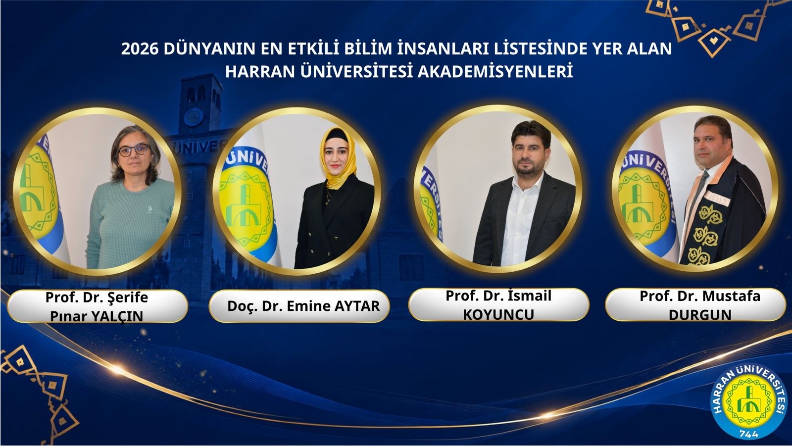 Harran Üniversitesinden Dünya Çapında Bilim Başarısı: 17 Akademisyen - 1