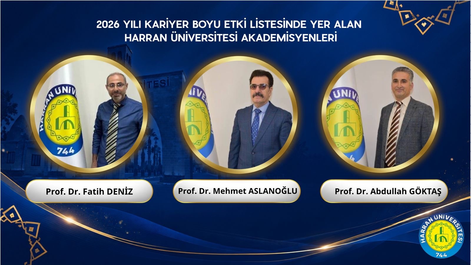 Harran Üniversitesinden Dünya Çapında Bilim Başarısı: 17 Akademisyen - 3